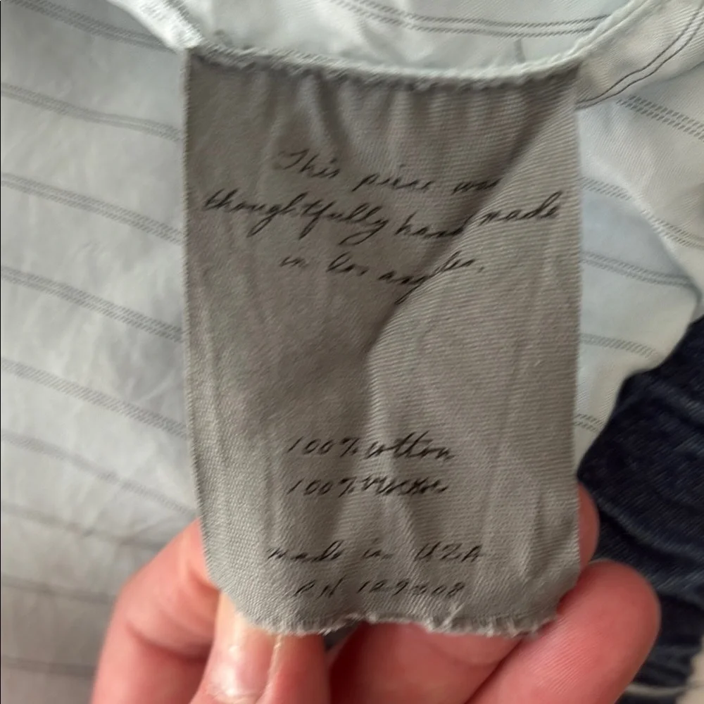 Raquel Allegra Blue Jean Jacket - Picture 9 of 10
